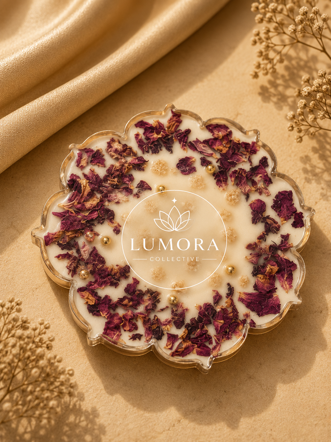 Velvet Rose Urli Candle