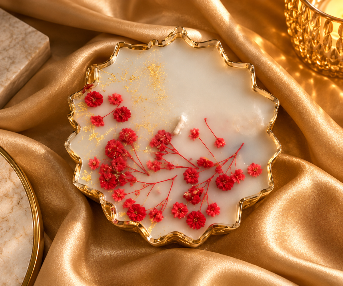The Luxe Floral Candle Gift Set